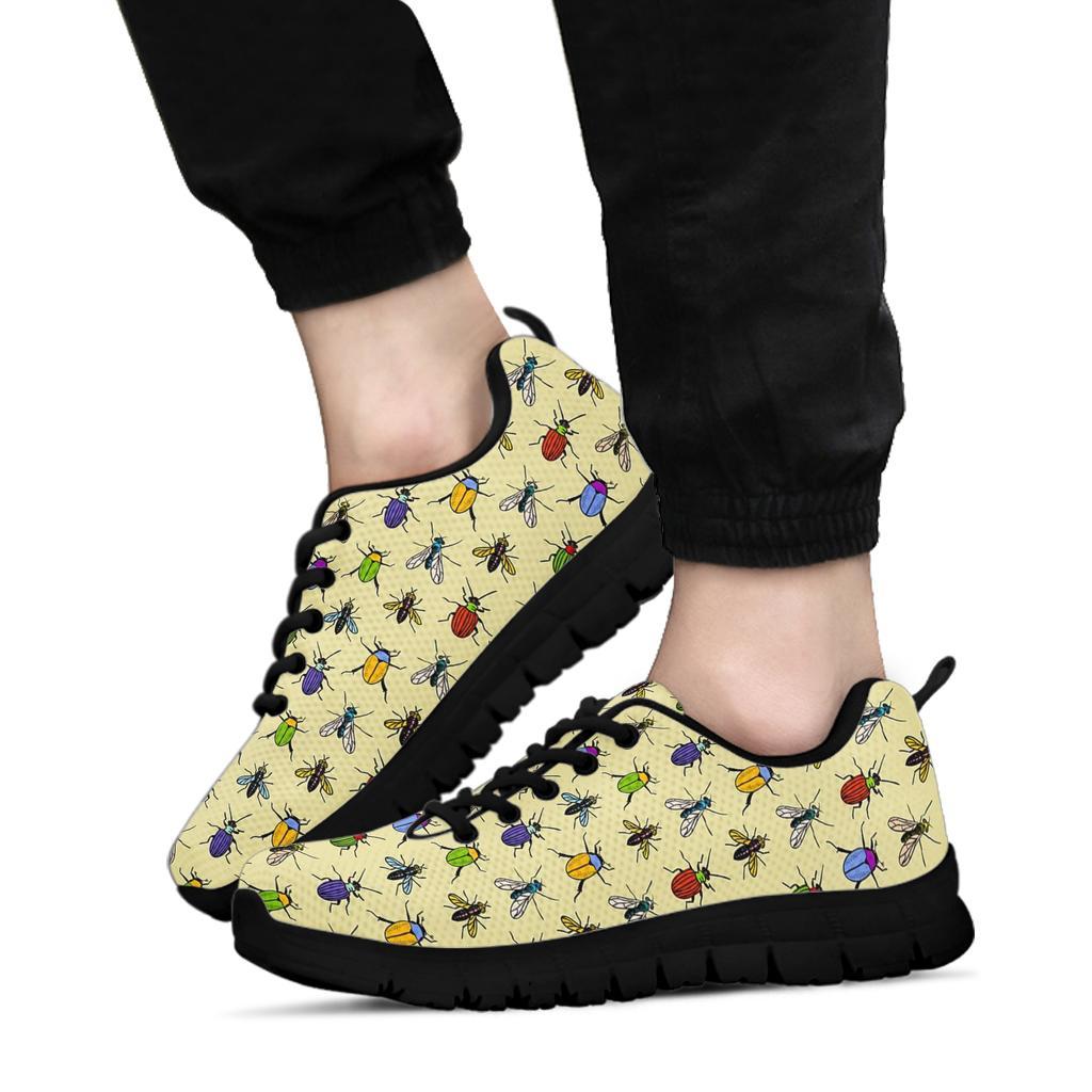 Bug Pattern Print Sneaker Shoes For Men Women-grizzshop