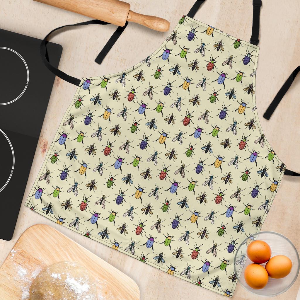 Bug Pattern Print Women's Apron-grizzshop