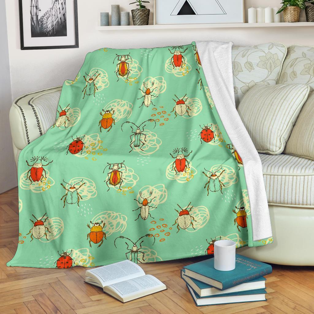 Bug Print Pattern Blanket-grizzshop