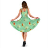 Bug Print Pattern Dress-grizzshop