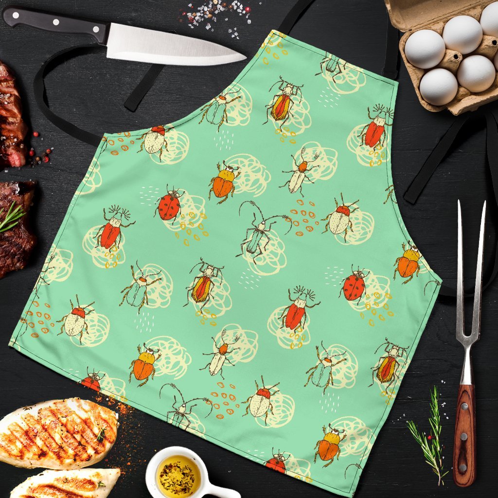 Bug Print Pattern Men's Apron-grizzshop
