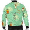 Bug Print Pattern Men's Bomber Jacket-grizzshop