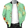 Bug Print Pattern Men's Bomber Jacket-grizzshop