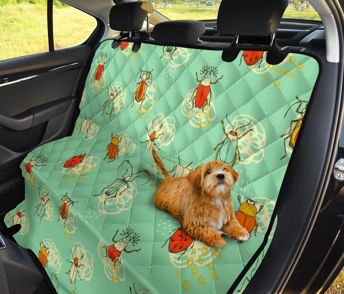 Bug Print Pattern Pet Car Seat Cover-grizzshop