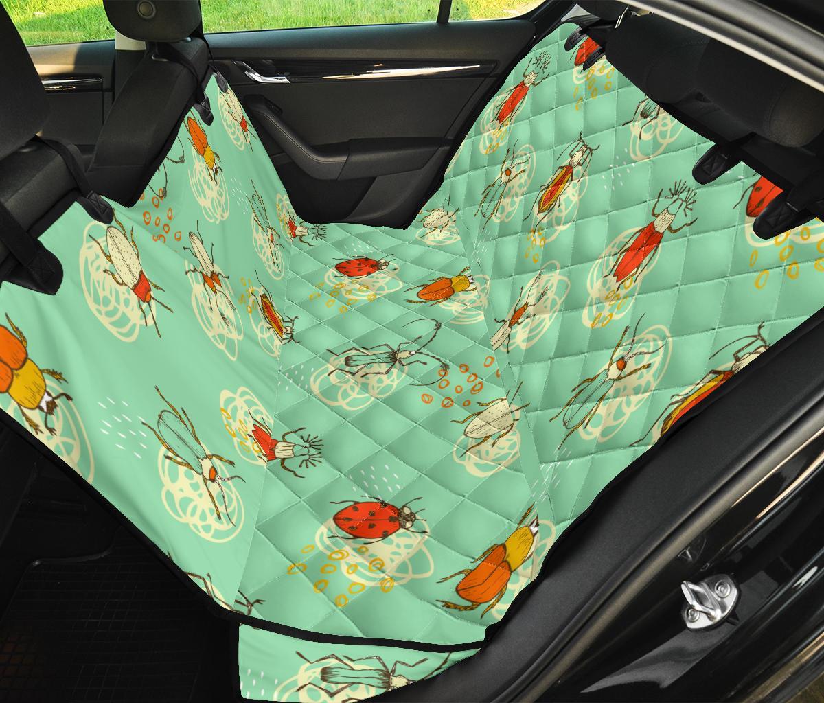 Bug Print Pattern Pet Car Seat Cover-grizzshop