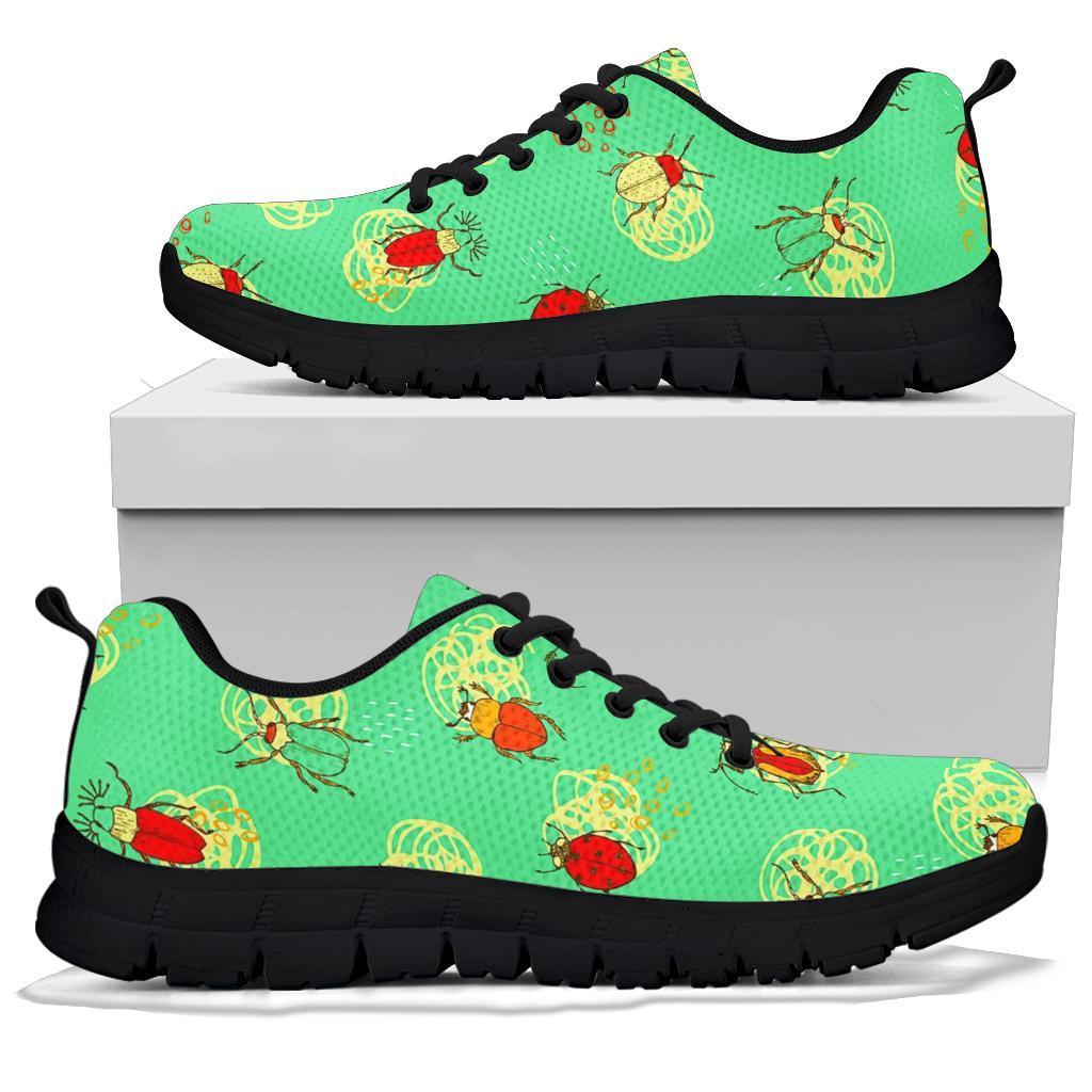 Bug Print Pattern Sneaker Shoes For Men Women-grizzshop