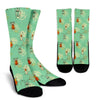 Bug Print Pattern Unisex Crew Socks-grizzshop