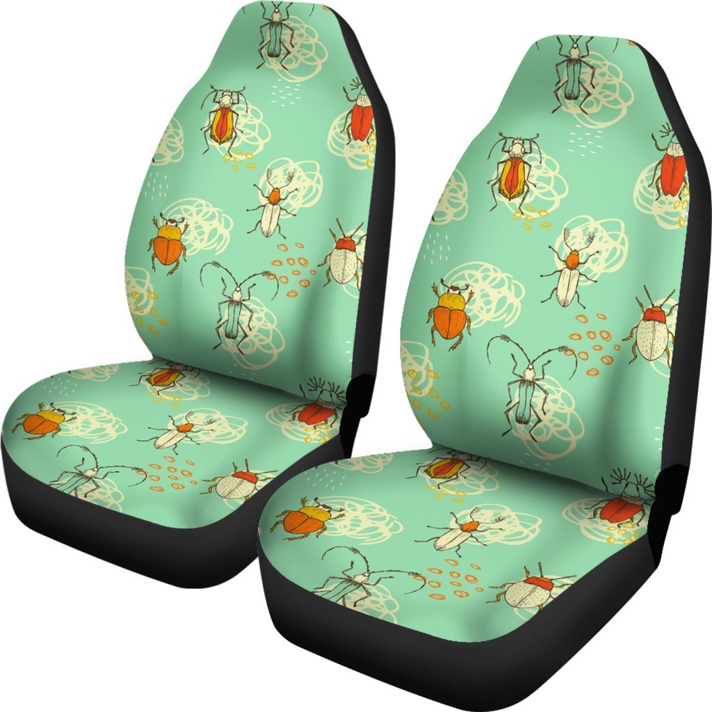 Bug Print Pattern Universal Fit Car Seat Covers-grizzshop