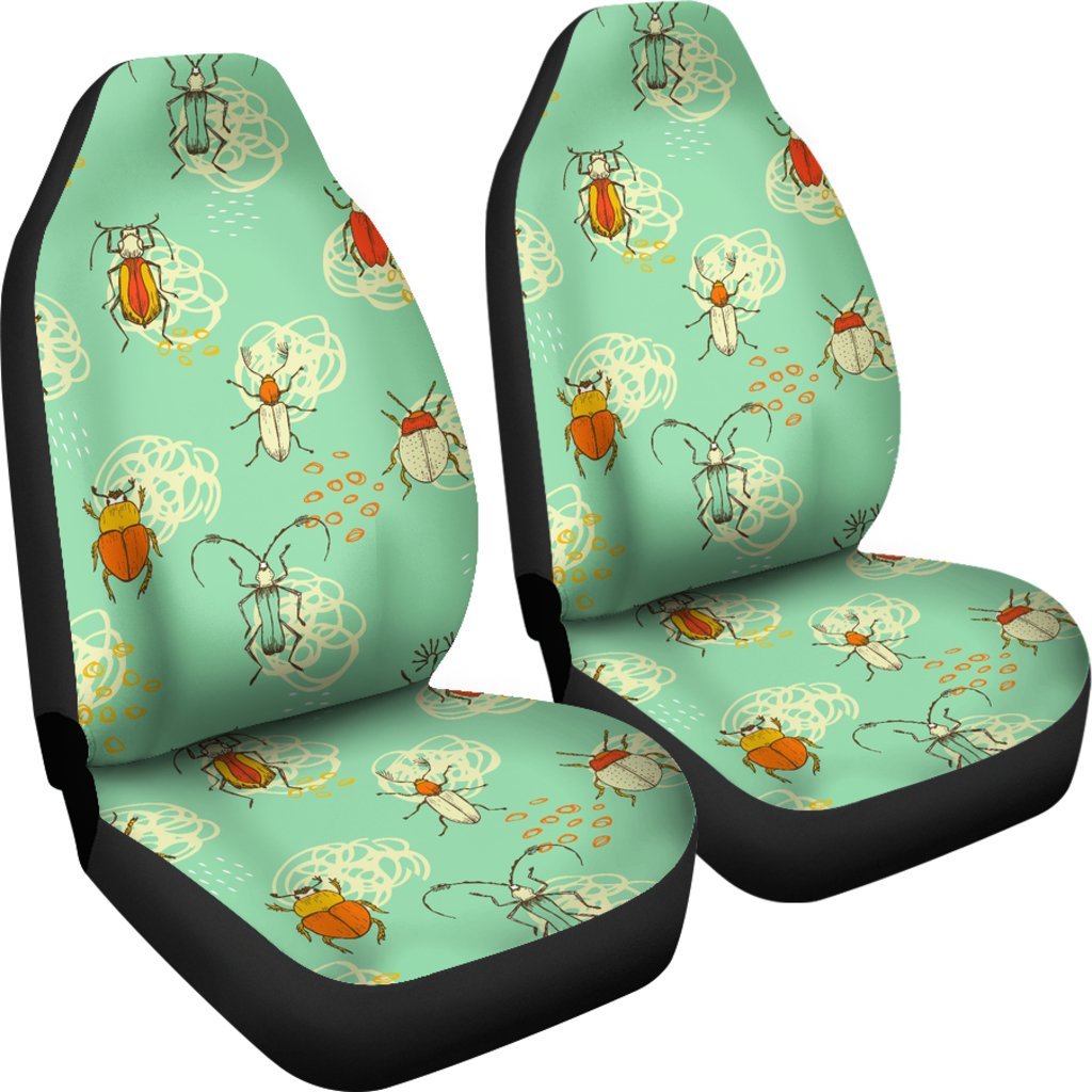 Bug Print Pattern Universal Fit Car Seat Covers-grizzshop