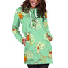 Bug Print Pattern Women Hoodie Dress-grizzshop