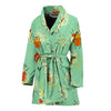 Bug Print Pattern Women Long Robe-grizzshop