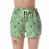 Bug Print Pattern Women's Shorts-grizzshop