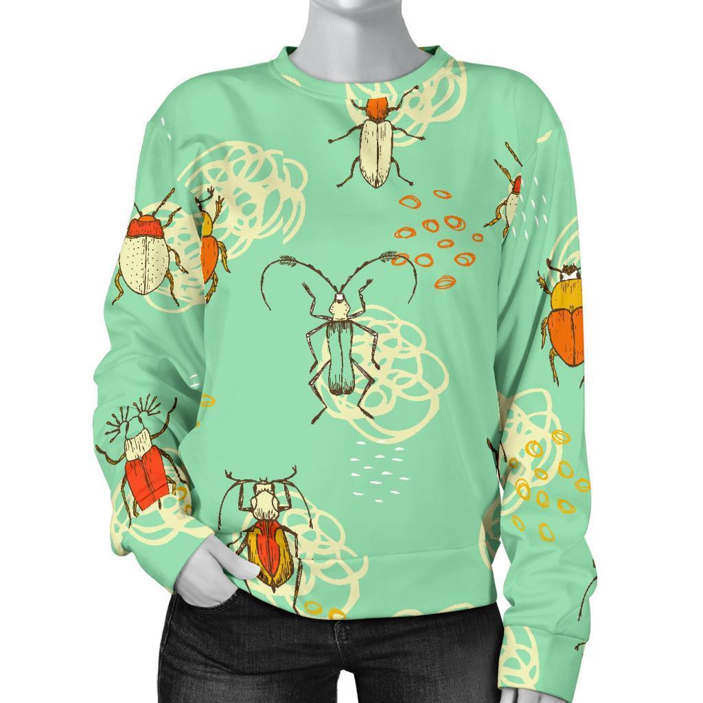 Bug Print Pattern Women's Sweatshirt-grizzshop