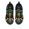 Bull Skull Indian Tribal Print Black Sneaker-grizzshop