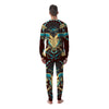 Bull Skull Indian Tribal Print Men's Pajamas-grizzshop