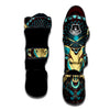 Bull Skull Indian Tribal Print Muay Thai Shin Guards-grizzshop