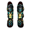 Bull Skull Indian Tribal Print Muay Thai Shin Guards-grizzshop