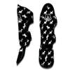 Bull Terrier Black Print Pattern Muay Thai Shin Guards-grizzshop