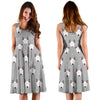 Load image into Gallery viewer, Bull Terrier Glay Pattern Print Dress-grizzshop