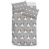 Bull Terrier Glay Pattern Print Duvet Cover Bedding Set-grizzshop