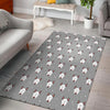 Bull Terrier Glay Pattern Print Floor Mat-grizzshop