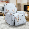 Bull Terrier Heart Pattern Print Recliner Cover-grizzshop