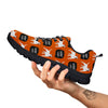 Bull Terrier Orange Print Pattern Black Sneaker-grizzshop