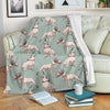 Bull Terrier Pattern Print Blanket-grizzshop