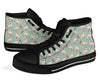 Bull Terrier Pattern Print Men Women's High Top Shoes-grizzshop