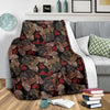 Bulldog Crochet Pattern Print Blanket-grizzshop