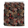 Bulldog Crochet Pattern Print Duvet Cover Bedding Set-grizzshop