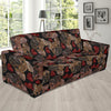 Bulldog Crochet Pattern Print Sofa Covers-grizzshop