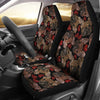 Bulldog Crochet Pattern Print Universal Fit Car Seat Cover-grizzshop