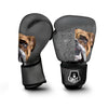 Bulldog Geometric English Print Boxing Gloves-grizzshop