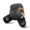 Bulldog Geometric English Print Boxing Gloves-grizzshop