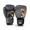 Bulldog Geometric English Print Boxing Gloves-grizzshop