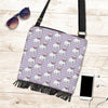 Bulldog Heart Sunglasses Pattern Print Crossbody Bags-grizzshop