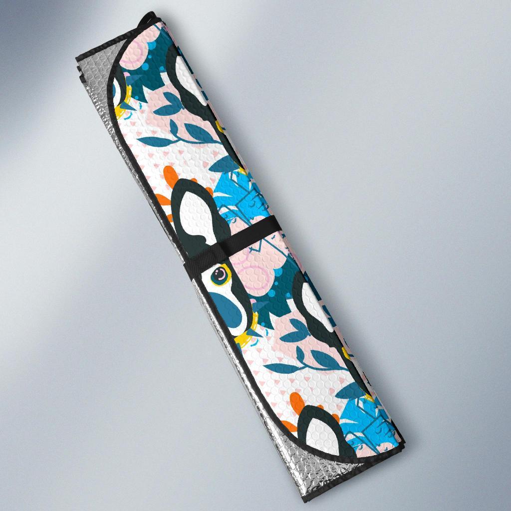 Bulldog Paint Pattern Print Car Sun Shade-grizzshop