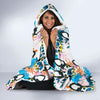 Bulldog Paint Pattern Print Hooded Blanket-grizzshop