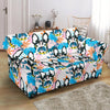 Bulldog Paint Pattern Print Loveseat Cover-grizzshop