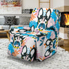 Bulldog Paint Pattern Print Recliner Cover-grizzshop