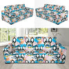 Bulldog Paint Pattern Print Sofa Covers-grizzshop