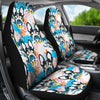 Bulldog Paint Pattern Print Universal Fit Car Seat Cover-grizzshop