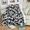 Bulldog Pattern Print Blanket-grizzshop