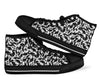 Bulldog Pattern Print Men Women's High Top Shoes-grizzshop