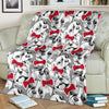 Bulldog Tuxedo Pattern Print Blanket-grizzshop