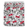 Bulldog Tuxedo Pattern Print Duvet Cover Bedding Set-grizzshop