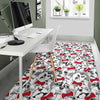 Bulldog Tuxedo Pattern Print Floor Mat-grizzshop