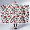 Bulldog Tuxedo Pattern Print Hooded Blanket-grizzshop