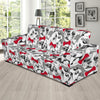 Bulldog Tuxedo Pattern Print Sofa Covers-grizzshop